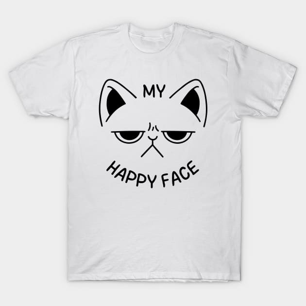 My Happy Face T-Shirt by Bruno Pires